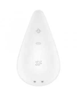 SATISFYER - DEW DROP VIBRATOR AUFLEGEN WEISS