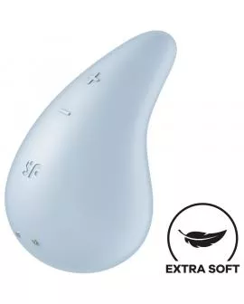 SATISFYER - DEW DROP VIBRATOR AUFLEGEN BLAU