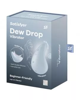 SATISFYER - DEW DROP VIBRATOR AUFLEGEN BLAU