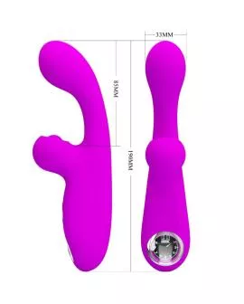 Pretty Love - Skylar Lila Klitorisstimulator-Vibrator
