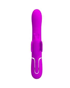 PRETTY LOVE - MULTIFUNKTIONS-KANINCHENVIBRATOR 4 IN 1 SCHMETTERLING FUCHSIA