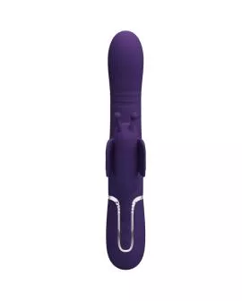 Pretty Love - 4in1 Kaninchenvibrator Schmetterling Lila