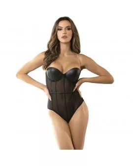 SUBBLIME - SCHWARZER BODY MIT KETTEN-HOSENTRGERN 