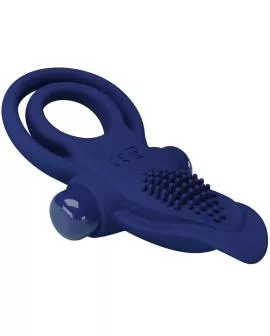 Pretty Love - Bronson Doppelring mit Vibration Blau