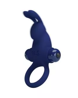 Pretty Love - Jiro Kaninchenring mit Vibration Blau
