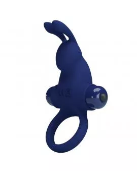 PRETTY LOVE - JIRO KANINCHENRING MIT VIBRATION BLAU