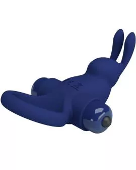 Pretty Love - Jiro Kaninchenring mit Vibration Blau