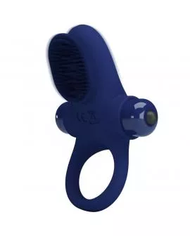 PRETTY LOVE - PALLE RING MIT VIBRATION BLAU