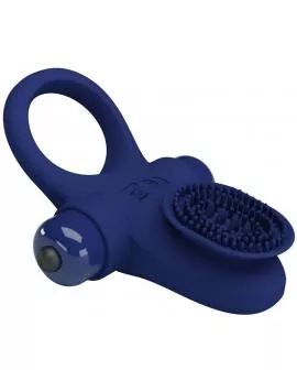 PRETTY LOVE - PALLE RING MIT VIBRATION BLAU