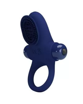 Pretty Love - Palle Ring mit Vibration Blau