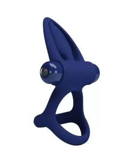 Pretty Love Mat Doppelring Vibration Stimulator - Blau