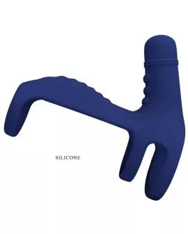 Pretty Love - Elish Vibrationsring mit Verlängerung Blau