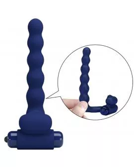 PRETTY LOVE - AJMAL VIBRATIONSRING MIT STECKER BLAU