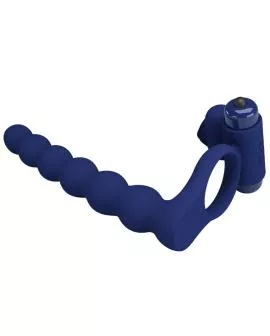 Pretty Love - Ajmal Vibrationsring mit Stecker Blau