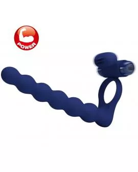 PRETTY LOVE - AJMAL VIBRATIONSRING MIT STECKER BLAU