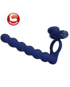 Pretty Love - Ajmal Vibrationsring mit Stecker Blau