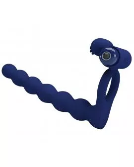 PRETTY LOVE - AJMAL VIBRATIONSRING MIT STECKER BLAU