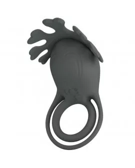 PRETTY LOVE - RUBEN DOPPELVIBRATIONSRING MIT STIMULATOR GRAU