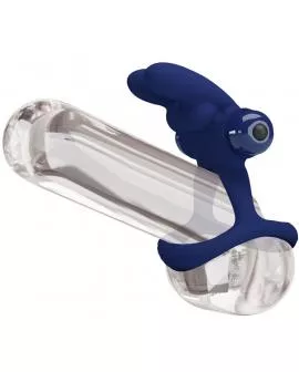 PRETTY LOVE - FRANCISCO DOPPELTER VIBRATIONSRING KANINCHEN BLAU