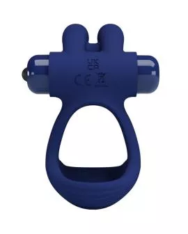 Pretty Love - Francisco Doppel-Vibrationsring Kaninchen Blau