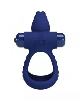 PRETTY LOVE - LUCHITO DOPPELVIBRIERENDER RING KANINCHEN BLAU