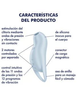 Satisfyer - Pocket Pro 1 Klitoris-Stimulator Hellblau
