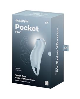 Satisfyer - Pocket Pro 1 Klitoris-Stimulator Hellblau