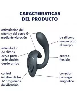 Satisfyer G for Goddess 1 Hasenvibrator - Dunkelgrau