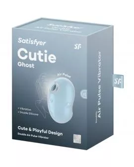 SATISFYER - CUTIE GHOST AUFLEGEVIBRATOR HELLBLAU