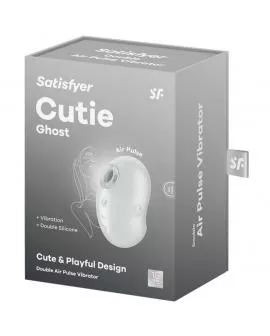 SATISFYER - CUTIE GHOST AUFLEGEVIBRATOR WEISS