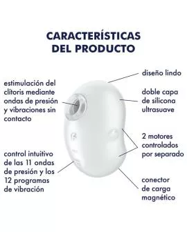 Satisfyer Cutie Ghost Auflegevibrator - Weiß