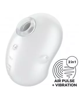 SATISFYER - CUTIE GHOST AUFLEGEVIBRATOR WEISS