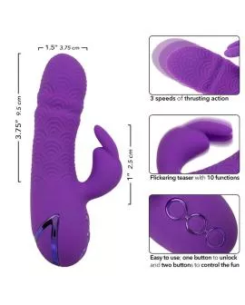 Calexotics - Manhattan Beach Marvel Rabbit Vibrator Lila