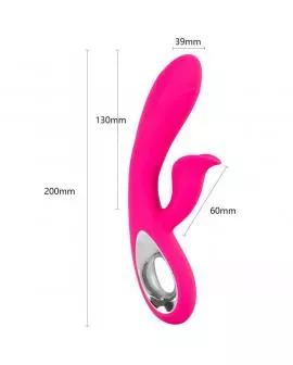 ARMONY - DARO VIBRATOR & PULL RING STIMULATOR FUCHSIA