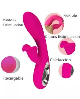 ARMONY - DARO VIBRATOR & PULL RING STIMULATOR FUCHSIA
