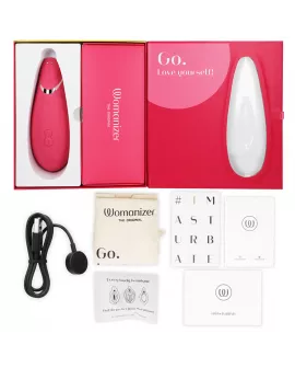 WOMANIZER - PREMIUM 2 KLITORALSTIMULATOR HIMBEERE