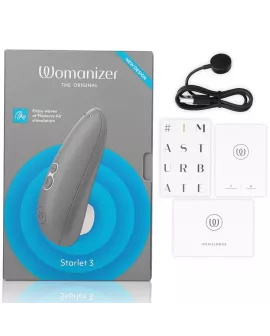 WOMANIZER - STARLET 3 KLITORALSTIMULATOR GRAU