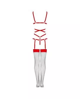 Livco Corsetti Thiara LC 20213 Body-Set Rot L/XL