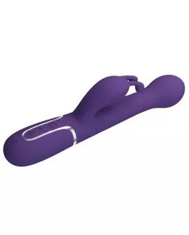 PRETTY LOVE - DEJON RABBIT VIBRATOR 3 IN 1 MULTIFUNKTIONS-LILA