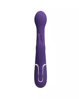 PRETTY LOVE - DEJON RABBIT VIBRATOR 3 IN 1 MULTIFUNKTIONS-LILA