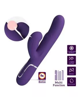 Pretty Love - Perlita G-Punkt Vibrator 3-in-1 Multifunktions Lila