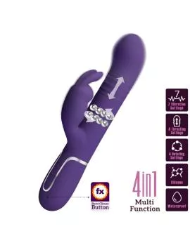 Pretty Love - Coale Hasenvibrator 4-in-1 Lila
