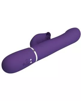 Pretty Love - Zalin Rabbit Vibrator Perlen 4-in-1 Lila