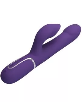 Pretty Love - Zalin Rabbit Vibrator Perlen 4-in-1 Lila