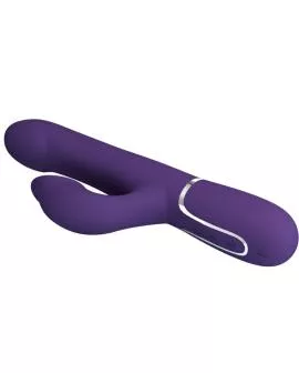 Pretty Love - Zalin Rabbit Vibrator Perlen 4-in-1 Lila