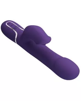 Pretty Love - Zalin Rabbit Vibrator Perlen 4-in-1 Lila