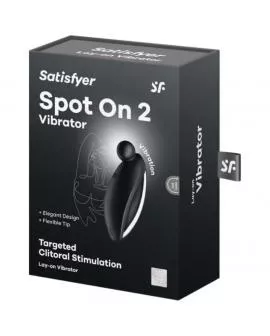 SATISFYER - SPOT ON 2 AUFLEGEVIBRATOR SCHWARZ