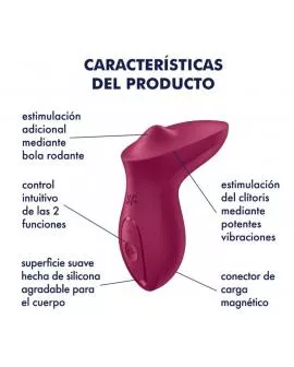 SATISFYER - EXCITERRR VIBRATOR AUFLEGBARER KLITORIS FUCHSIA