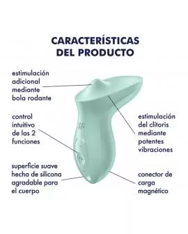SATISFYER - EXCITERRR VIBRATOR AUFLEGENDER KLITORIS MINT