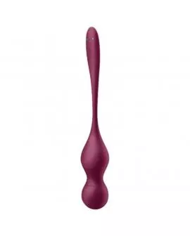 SATISFYER - LOVE BIRDS VARY VIBRIERENDE KUGELN KOSTENLOSE APP WEINROT